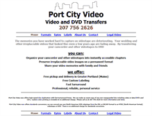 Tablet Screenshot of portcityvideo.com